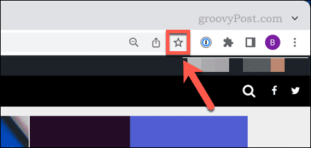 Google Chrome'i järjehoidja ikoon
