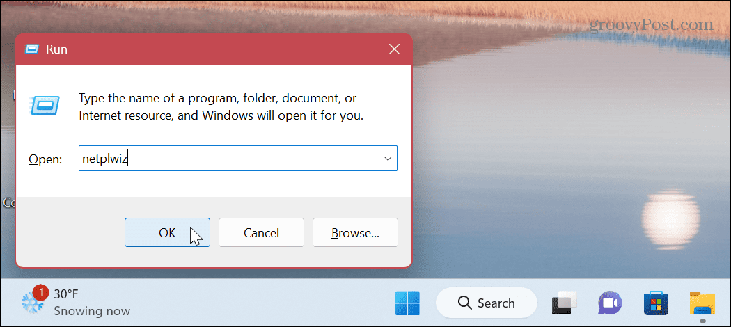 Kustutage kasutajakonto Windows 11-s