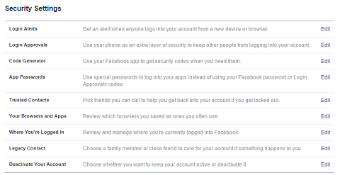 Facebooki turvalisus