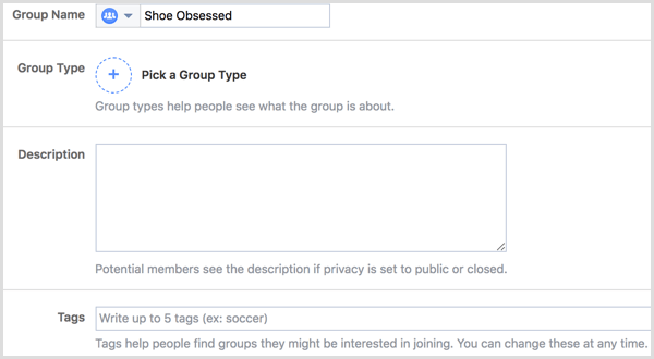 Facebooki grupi muutmise seaded