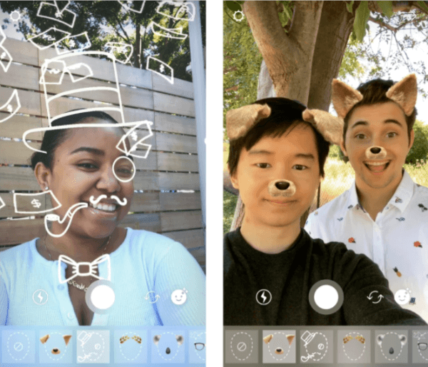 Instagrami kaamera tõi välja kaks uut näofiltrit, mida saab kasutada kõigis Instagrami foto- ja videotoodetes.