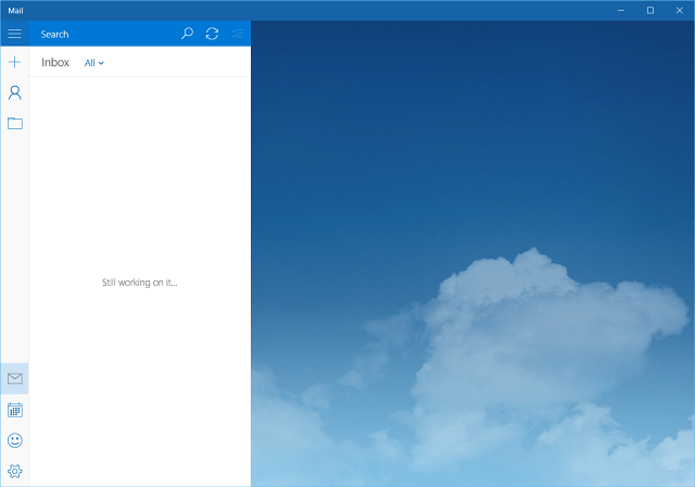 Rakendus Windows 10 Mail