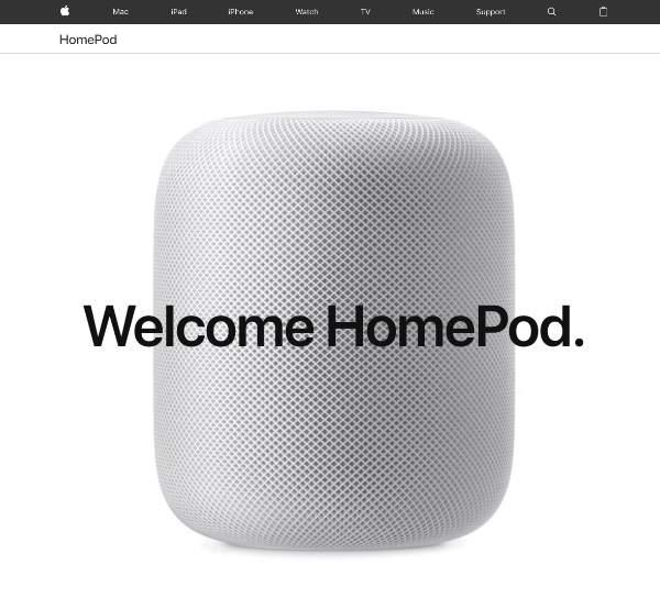 Apple esitleb uut HomePodi kõlarit, mida saab juhtida Siriga loomuliku häältevahetuse kaudu.