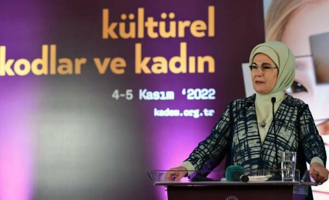 Emine Erdogan on KADEMi viies president. Ta puudutas olulisi teemasid rahvusvahelisel naiste ja õiguse tippkohtumisel!