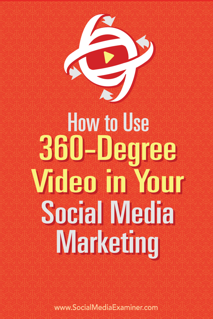 Kuidas kasutada 360-kraadist videot oma sotsiaalse meedia turunduses: sotsiaalmeedia eksamineerija