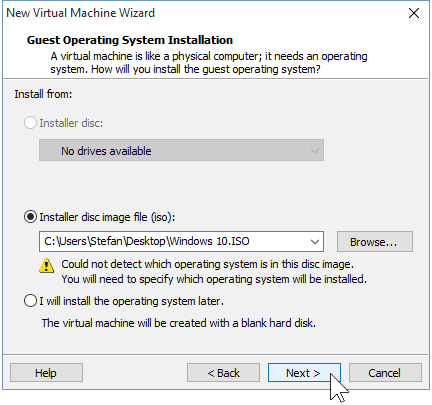 03 Installerifail Windows 10 ISO