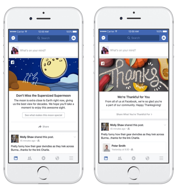 Facebook tutvustas uut turundusprogrammi, et kutsuda inimesi oma kogukondades ja kogu maailmas toimuvatest sündmustest ja hetkedest rääkima.