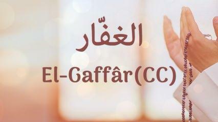 Mida tähendab al-Ghaffar Millised on nime Al-Ghaffar voorused? Esmaul Husna Al-Gaffar...
