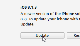 iOS 8.1.3 värskendus versioonile 8.2