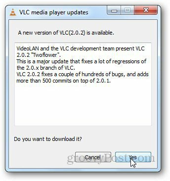 VLC teisendab videoid 2