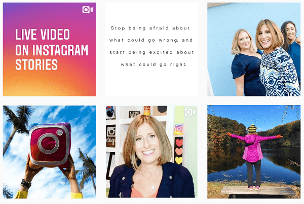 Hoidke oma sisu järjepidevana ja ärritage inimesi oma Instagrami lugude kaudu oma voogu.