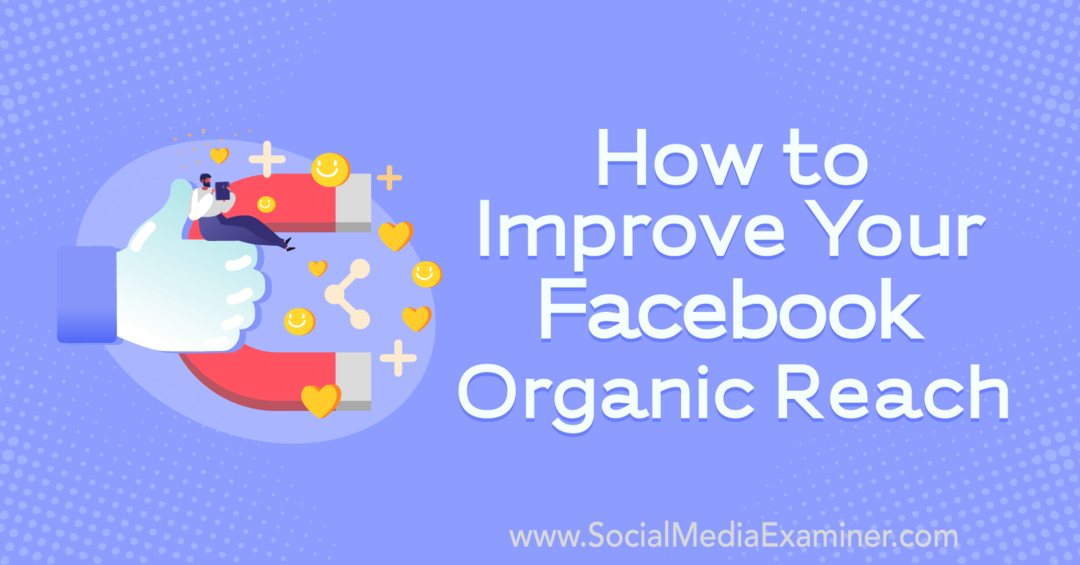 Kuidas parandada oma Facebooki orgaanilist katvust, kasutades külalisest saadud teadmisi sotsiaalmeedia turunduse Podcastis.