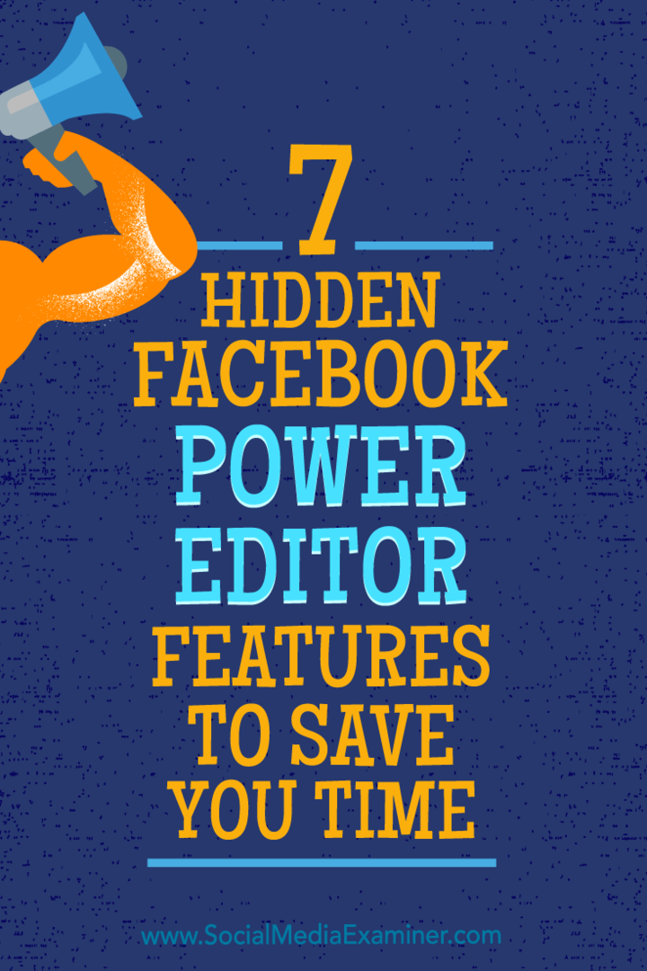 JD Prateri sotsiaalmeedia eksamineerijal on 7 varjatud Facebooki redaktori funktsiooni, mis säästavad teie aega.