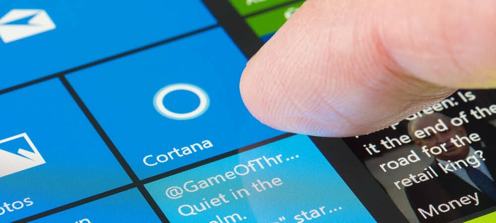 Kuidas Cortana Windows 10-s täielikult keelata