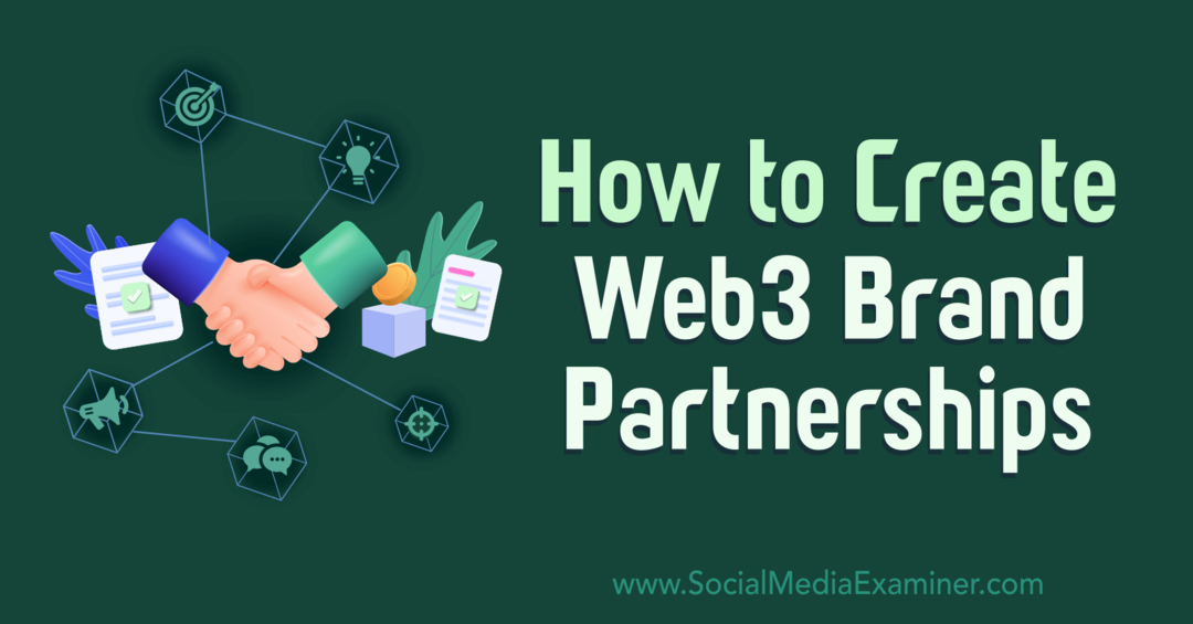 Kuidas luua Web3 brändipartnerlusi: sotsiaalmeedia uurija