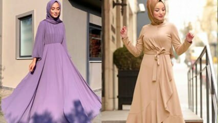 Kuidas kombineerida suviseid hidžabi kleidid? 2020 kleitimudelid