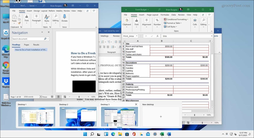 Kuidas kasutada virtuaalseid töölaudu Windows 11 -s