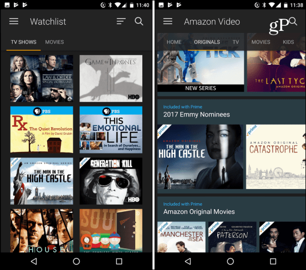 Amazon Prime Video App on nüüd saadaval USA-s Google Play poes