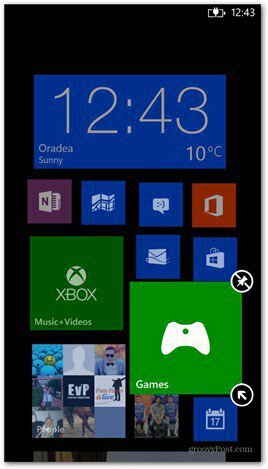 Windows Phone 8 kohandab plaate 1
