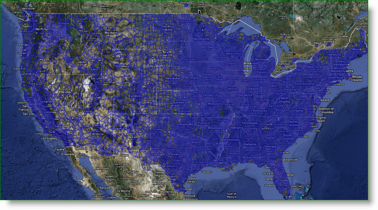 Google Mapsi tänavavaate USA leviala