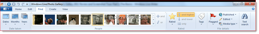Windows Live'i fotogalerii 2011 ülevaade ja ekraanipildi ülevaade: {Series} importimine, sildistamine ja sortimine
