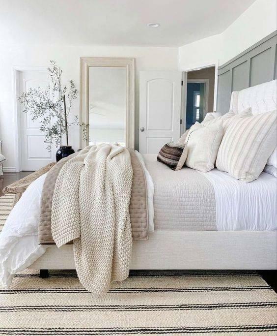 valge magamistoa kaunistus