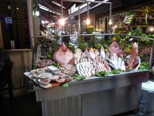 Värske ja ökonoomse kala müügikohad Istanbulis
