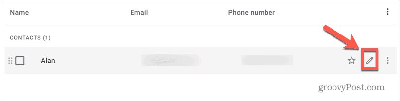 gmail kontakti muutmine