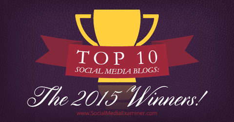 2015. aasta võitjate sotsiaalmeedia tippblogid