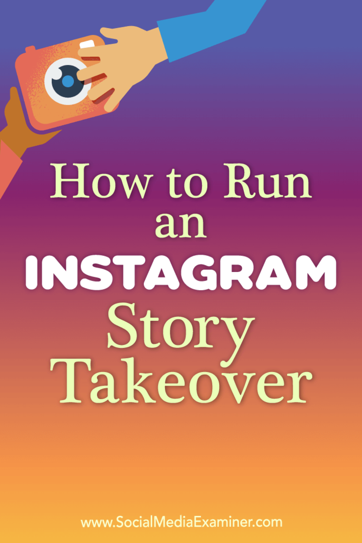 Kuidas käivitada Instagrami lugu ülevõtmine: sotsiaalmeedia eksamineerija