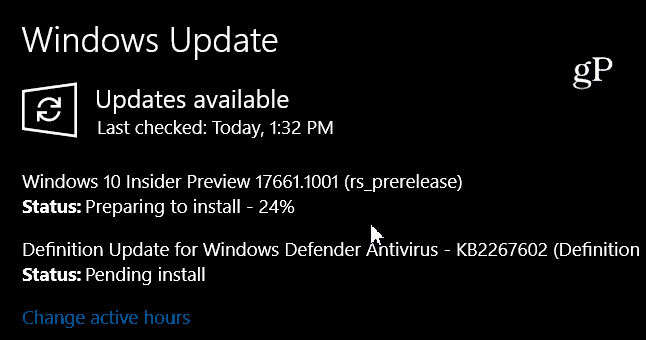 Windows 10 Redstone 5 eelvaade Build 17661