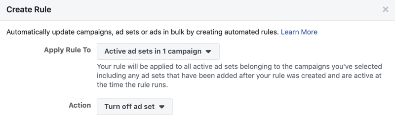Skaala oma Facebooki reklaamikampaaniad; samm 13.