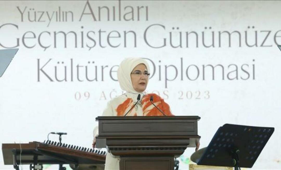 Emine Erdoğan liitus kultuuridiplomaatia programmiga: "Türkiye on alati väljakul"