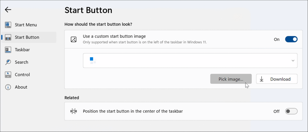 Windows 11 Start-menüü ja tegumiriba parandamine rakendusega Start11