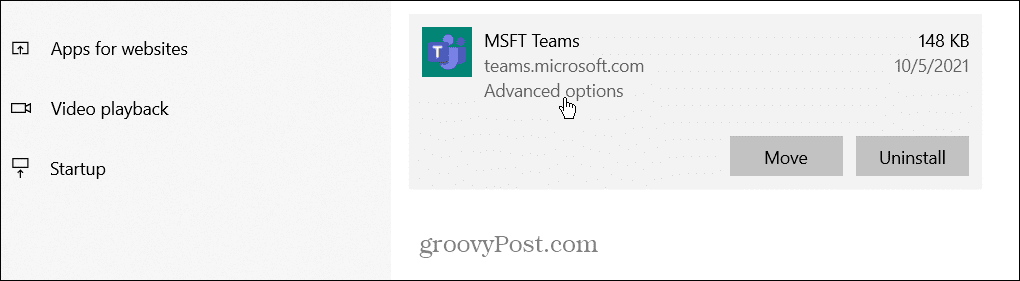 Parandage Microsoft Teamsi valge ekraan