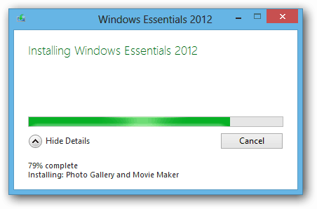 Windows Essentials 2012 installimine