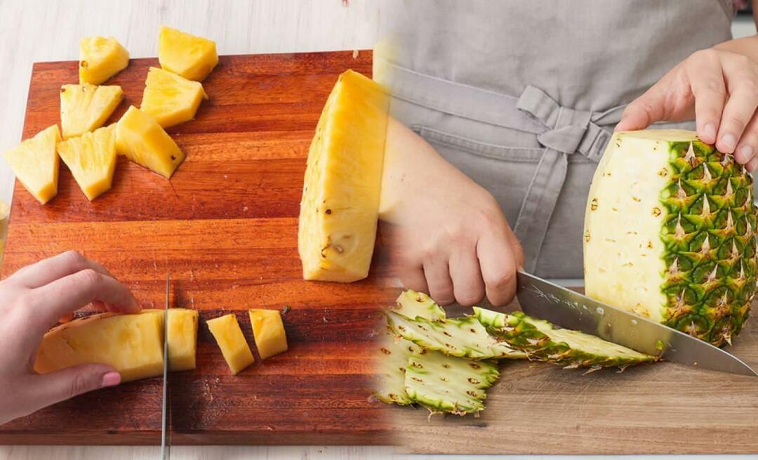 Kuidas ananassi kõige lihtsam koorida? Kuidas ananassi lõigata? Millised on ananassi koorimise meetodid