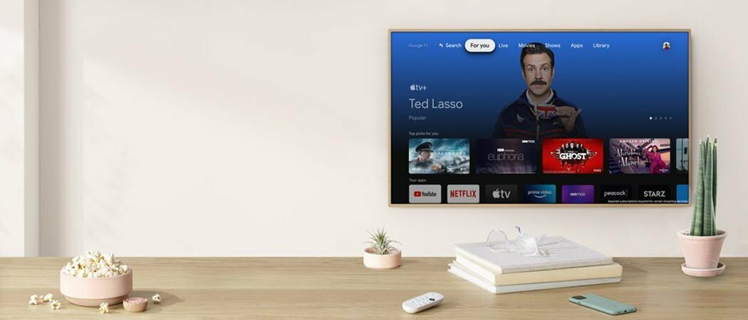 Apple TV jõuab Chromecastini koos Google TV-ga