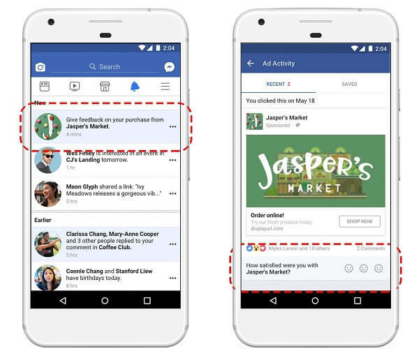 Facebook toob oma hiljutiste reklaamitegevuste juhtpaneelil sisse uue e-kaubanduse ülevaatuse võimaluse, mis võimaldab ostjatel anda tagasisidet Facebookis reklaamitavate toodete kohta.
