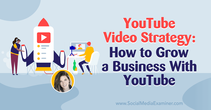 YouTube'i videostrateegia: kuidas ettevõtet kasvatada YouTube'i abil, mis sisaldab Sunny Lenarduzzi teadmisi sotsiaalse meedia turunduse Podcastis.