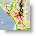 Google Maps Live Arteri teede liiklus
