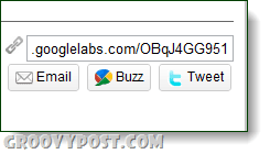 googlelabsi URL-i jagamise nupp