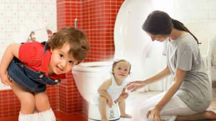Kuidas jätta mähkmeid lastele? Kuidas peaksid lapsed tualettruumi puhastama? Tualettruumi koolitus ..