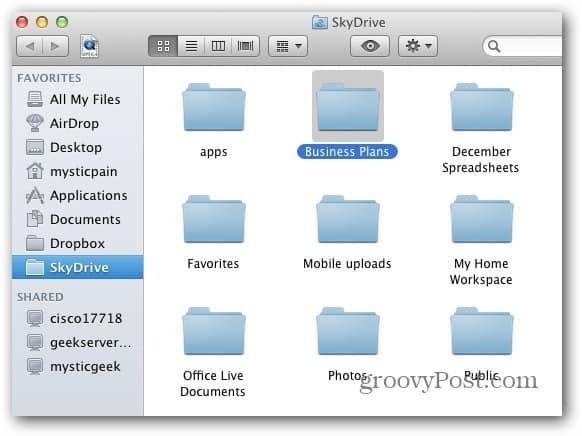Mac SkyDrive kaust