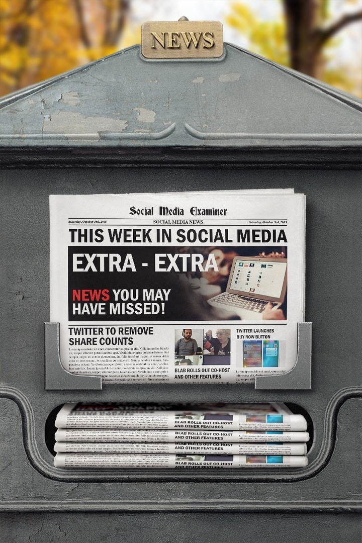 sotsiaalmeedia eksamineerija nädala uudised 3. oktoober 2015