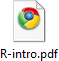 google chrome pdf ikoon