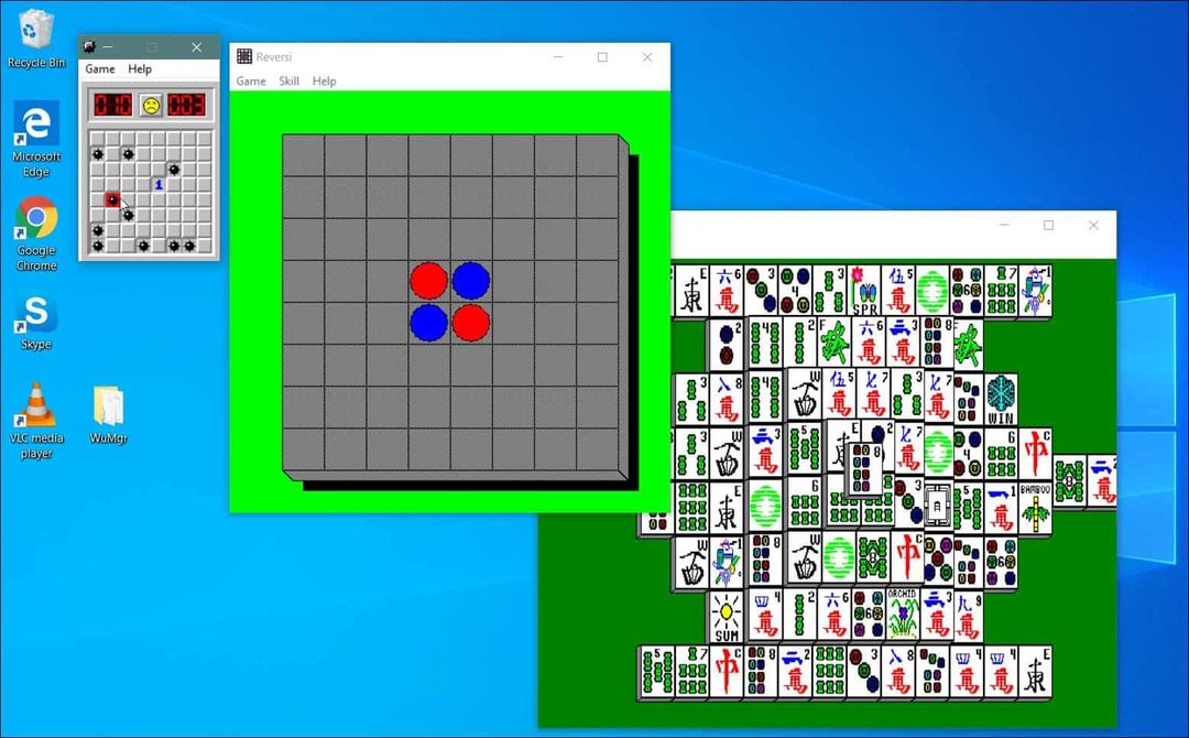 Mängige Windows 10 operatsiooni Minesweeper ja muid klassikalisi Microsofti mänge