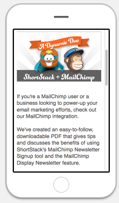 MailChimp mobiilne turundus