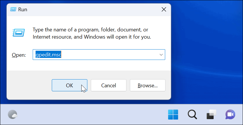 gpedit blokeerib kasutajad Windows 11 sätetes