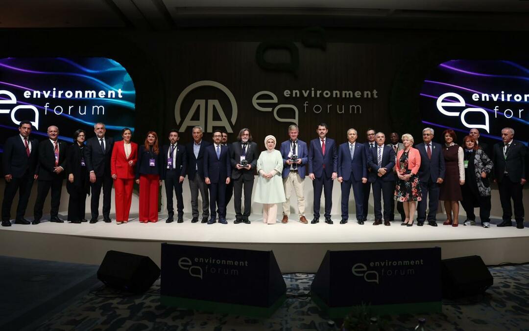 Emine Erdoğan tänas Anadolu agentuuri rahvusvahelisel keskkonnafoorumil